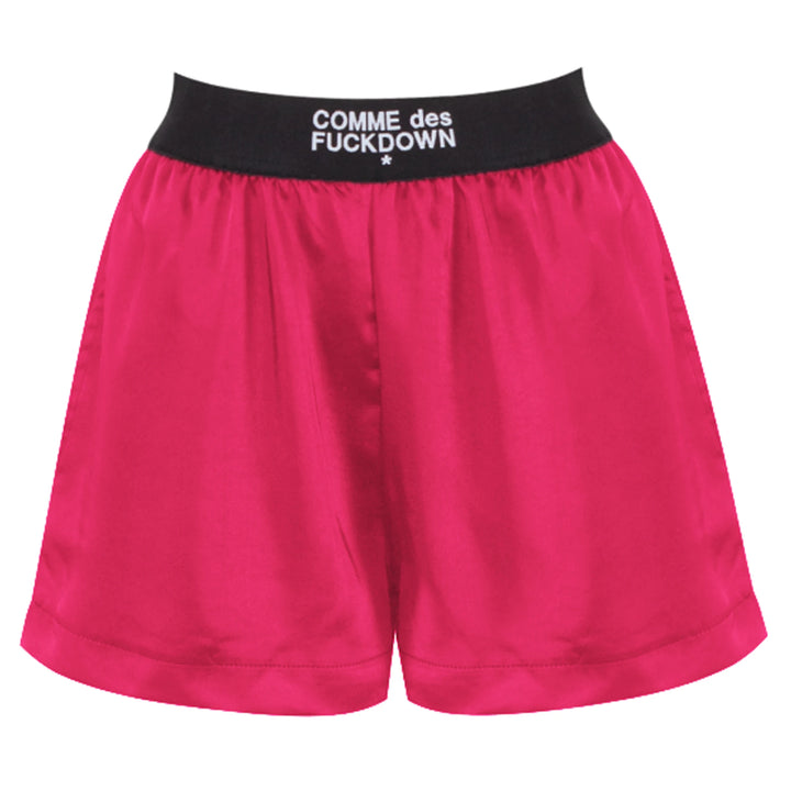 Comme Des Fuckdown shorts Fuchsia Woman