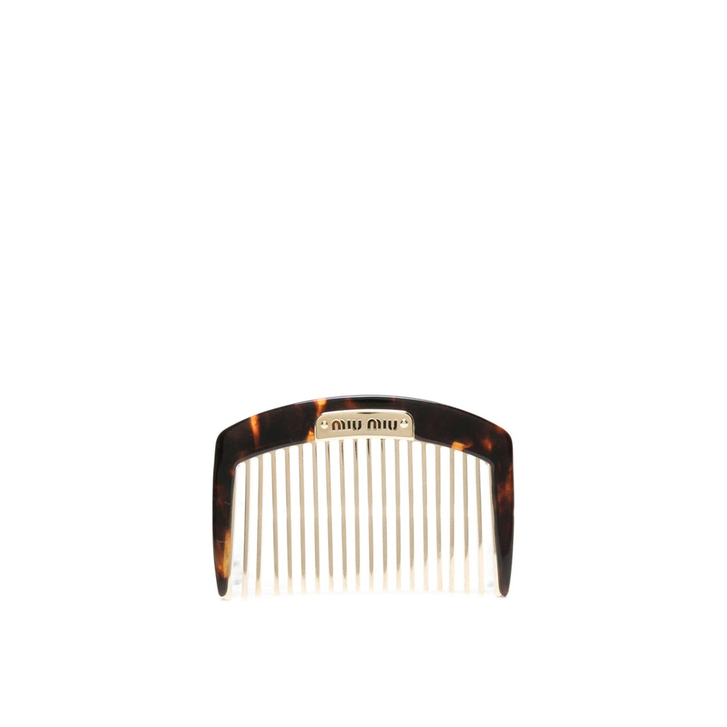 Miu Miu Hair Tortoiseshell Hair Comb