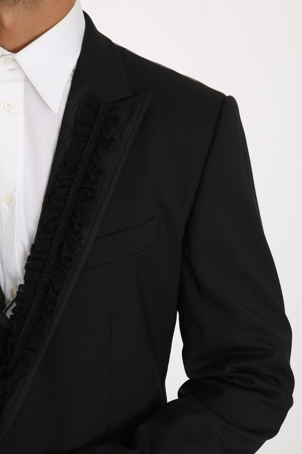 Veste blazer Martini noire élégante et ajustée Dolce &amp; Gabbana