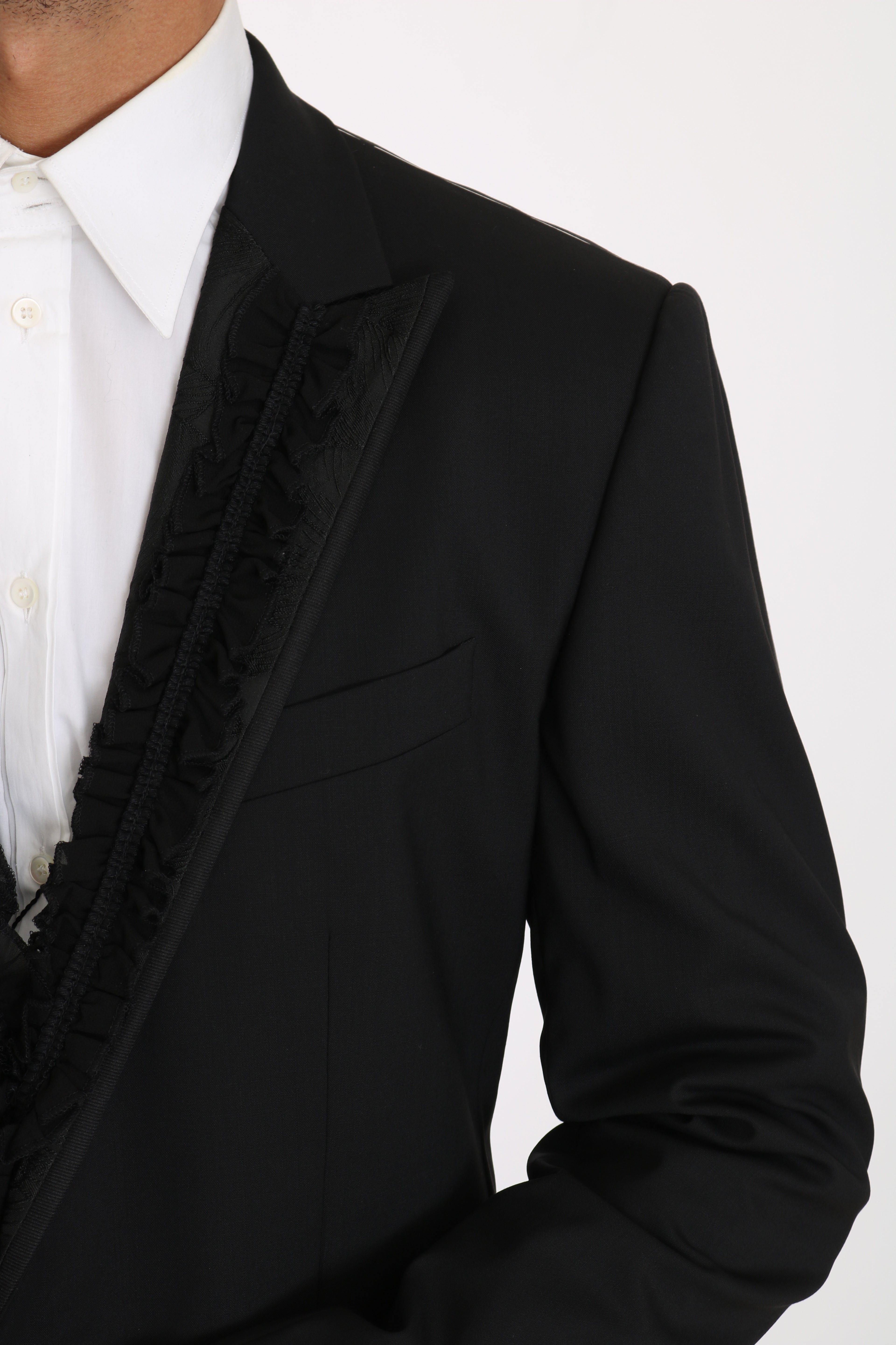 Veste blazer Martini noire élégante et ajustée Dolce &amp; Gabbana