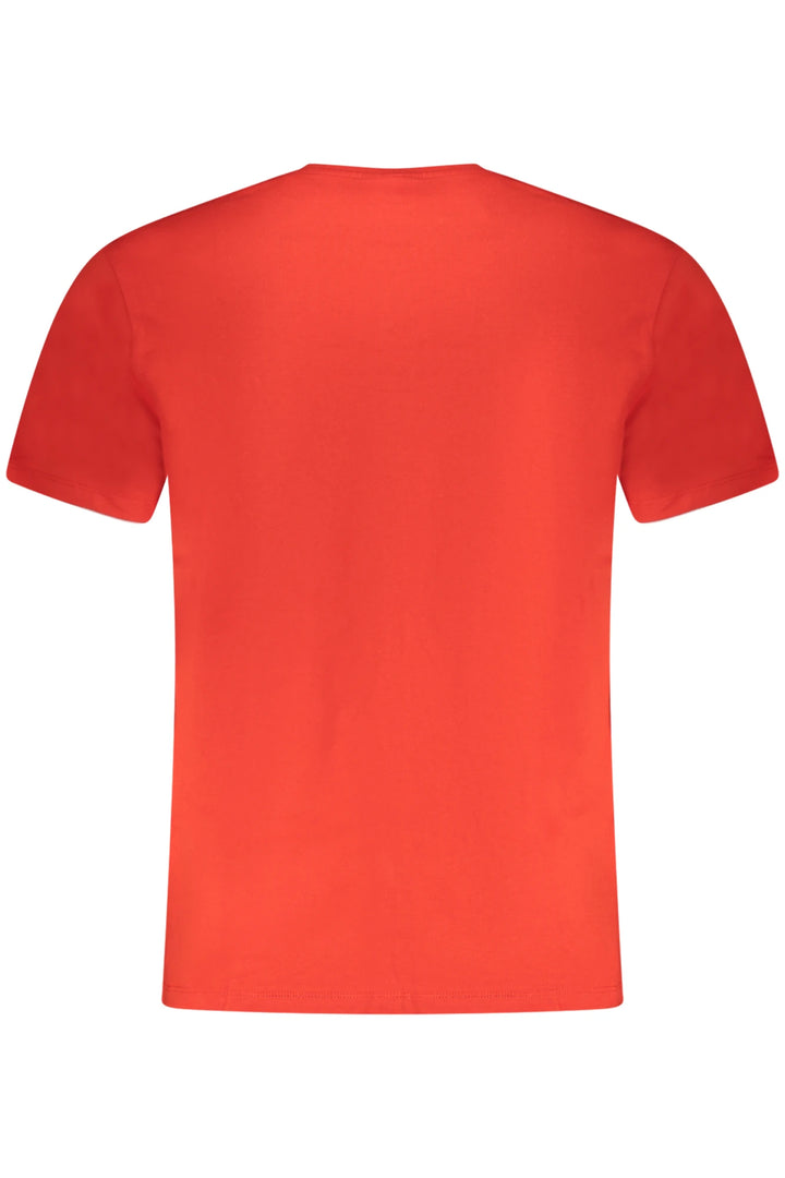 CALVIN KLEIN MEN&#39;S SHORT-SLEEVED T-SHIRT RED
