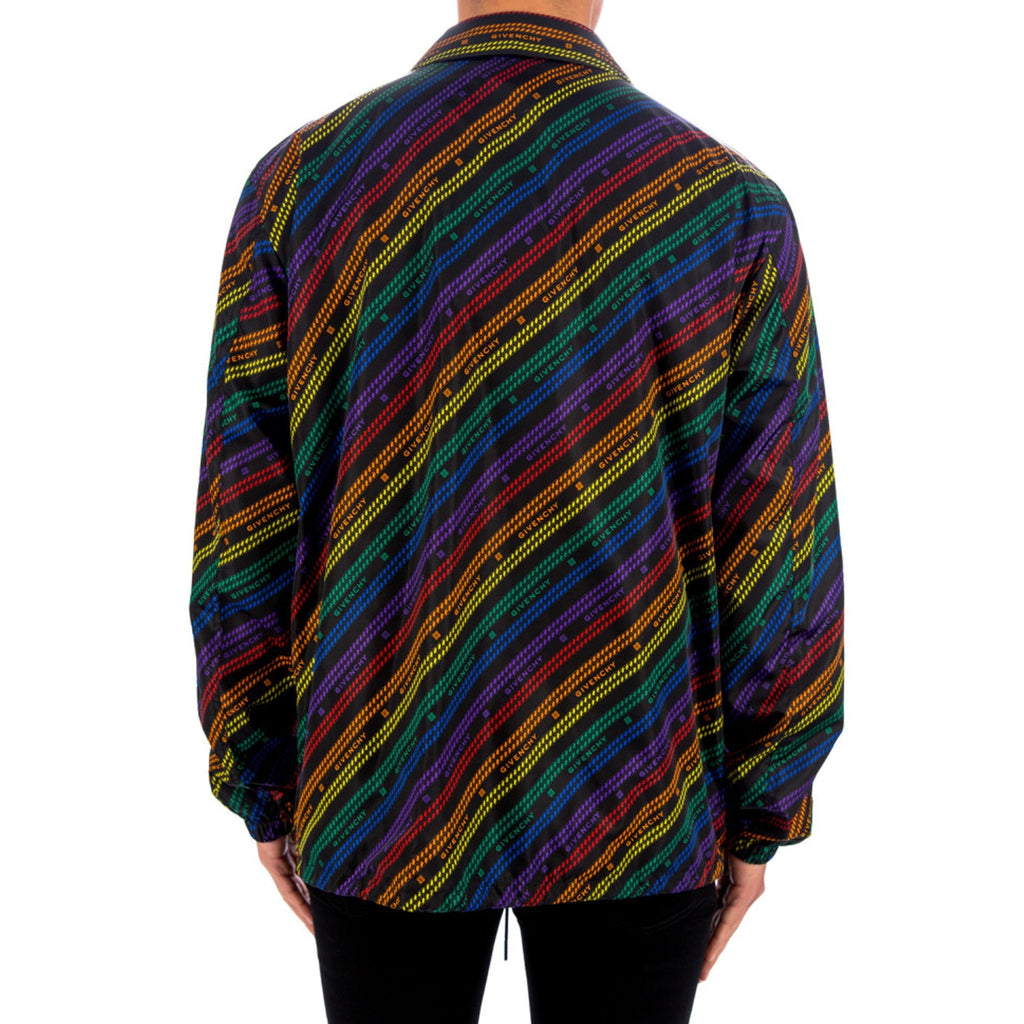 Givenchy Rainbow Chain Nylon Jacket