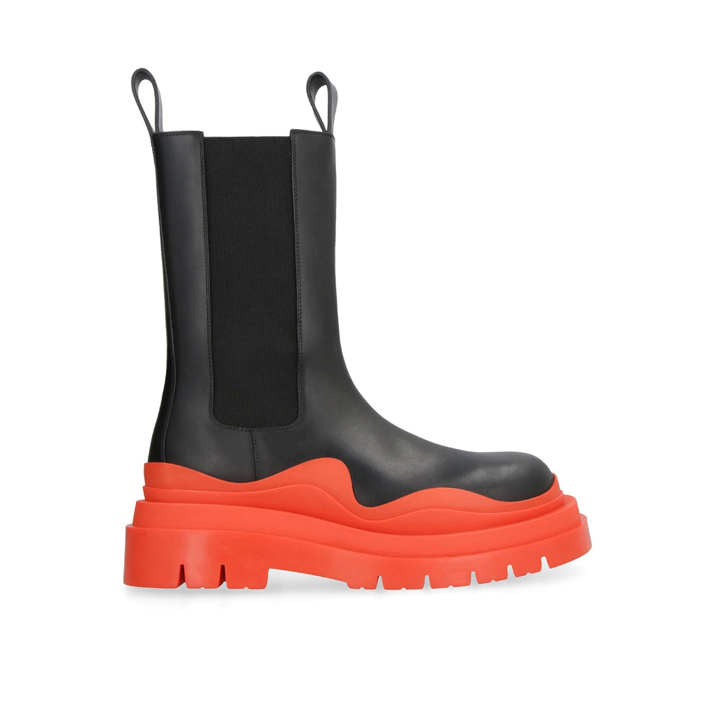 Bottega Veneta Leather Tire Boots