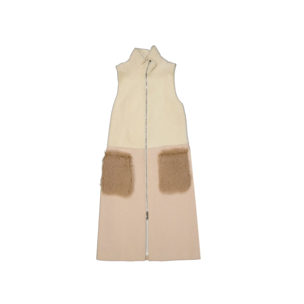 Drome Fur Coat Gilet