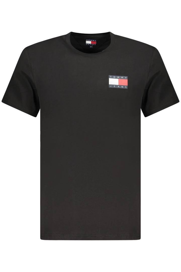 TOMMY HILFIGER MEN&#39;S SHORT-SLEEVE T-SHIRT BLACK