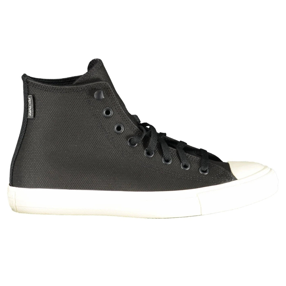 Unisex High-Top Black Sports Shoes with Laces