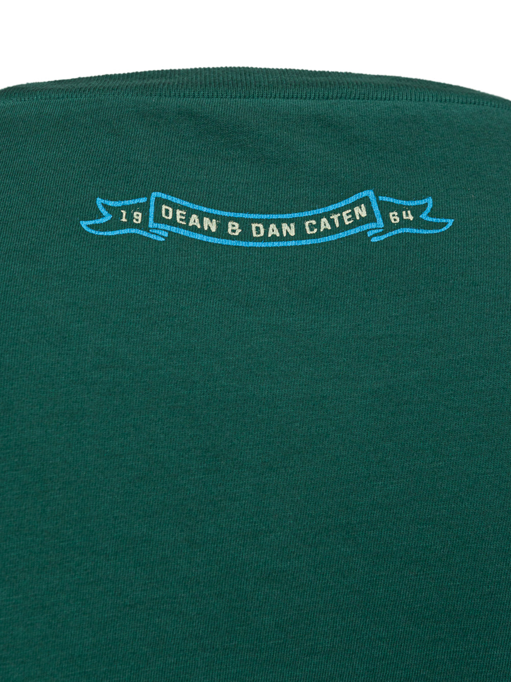 Green Cotton Overfit T-shirt with Dsquared2 Print.