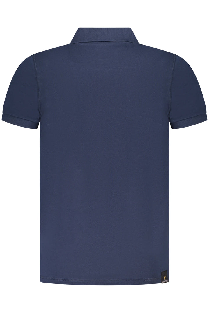 MILITARY ACADEMY MEN&#39;S BLUE SHORT SLEEVE POLO