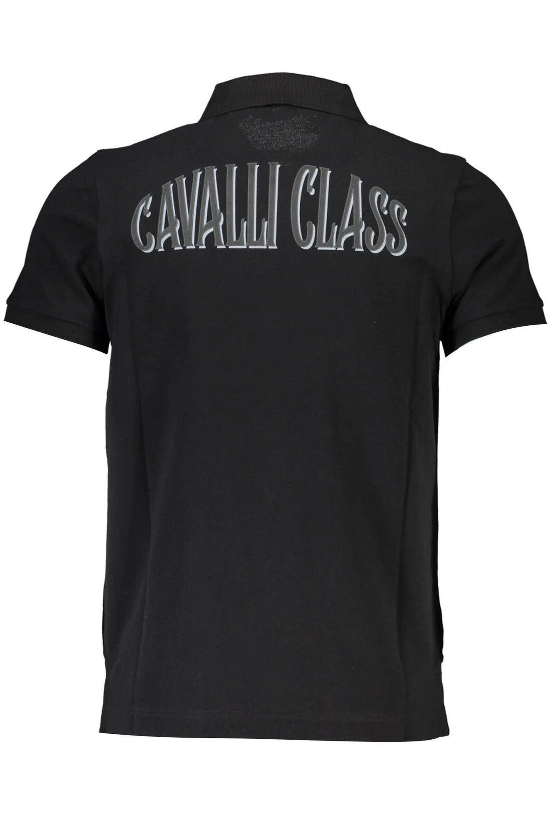 CAVALLI CLASS POLO SHORT SLEEVE MEN BLACK