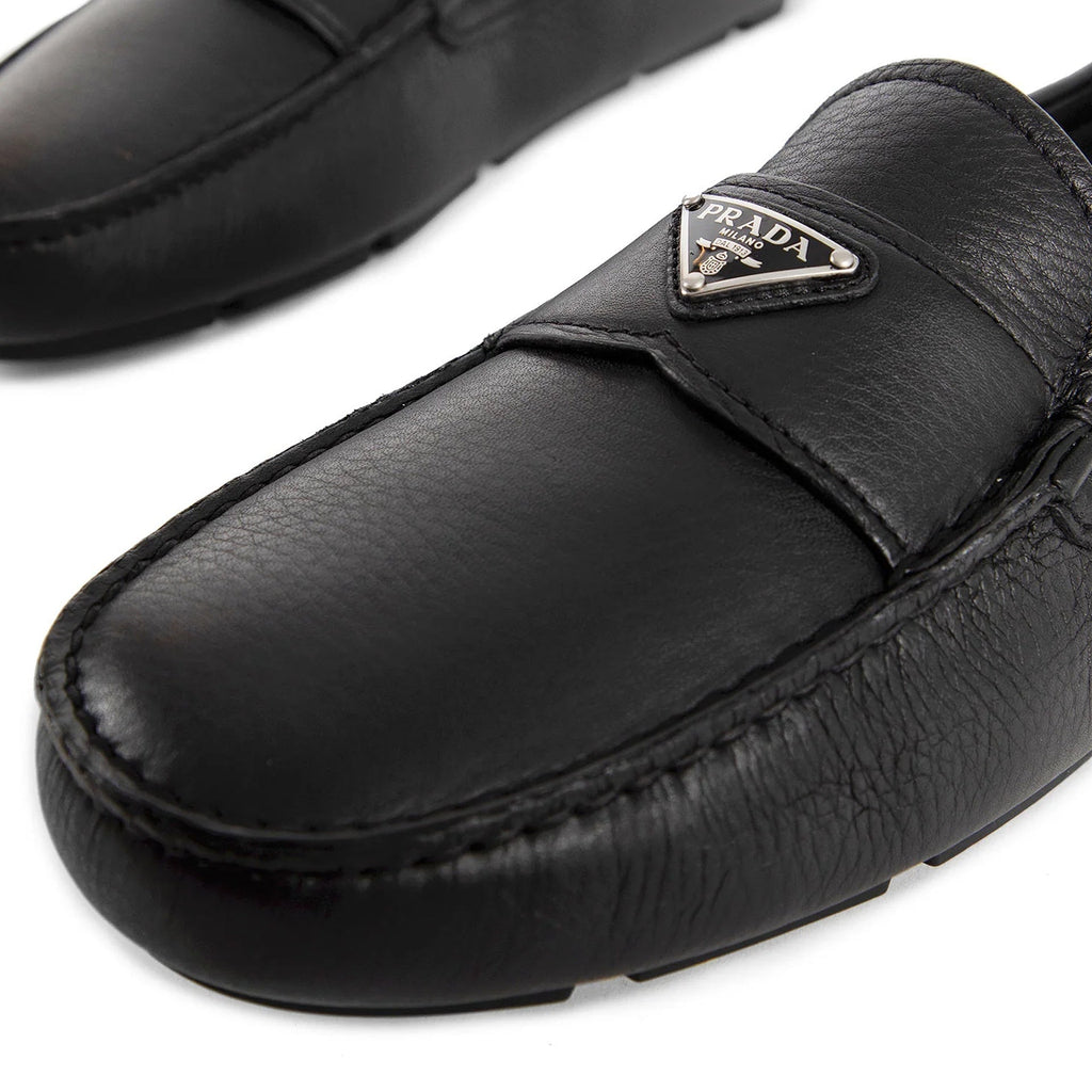 Prada Drive Leather Loafers