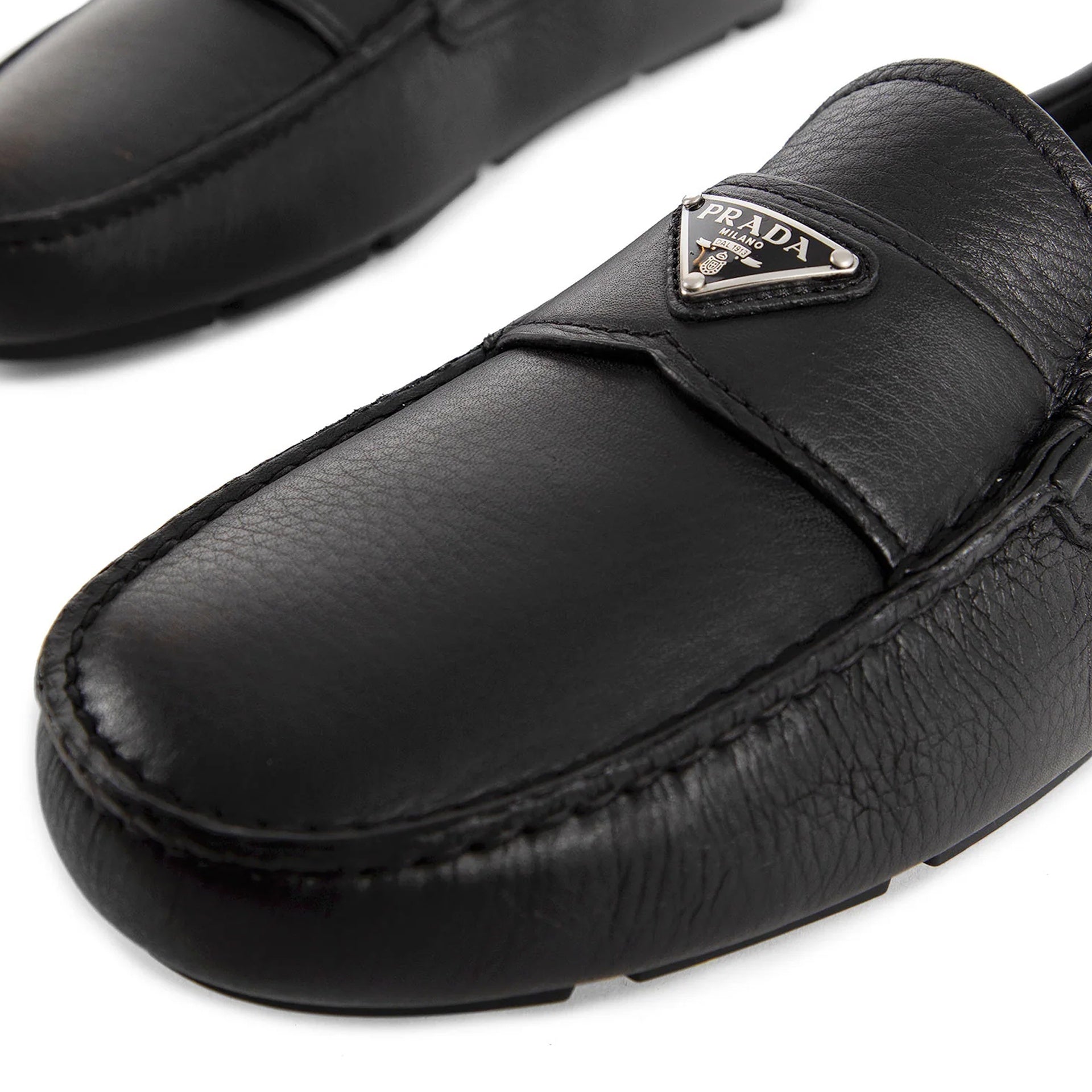Prada Drive Leather Loafers