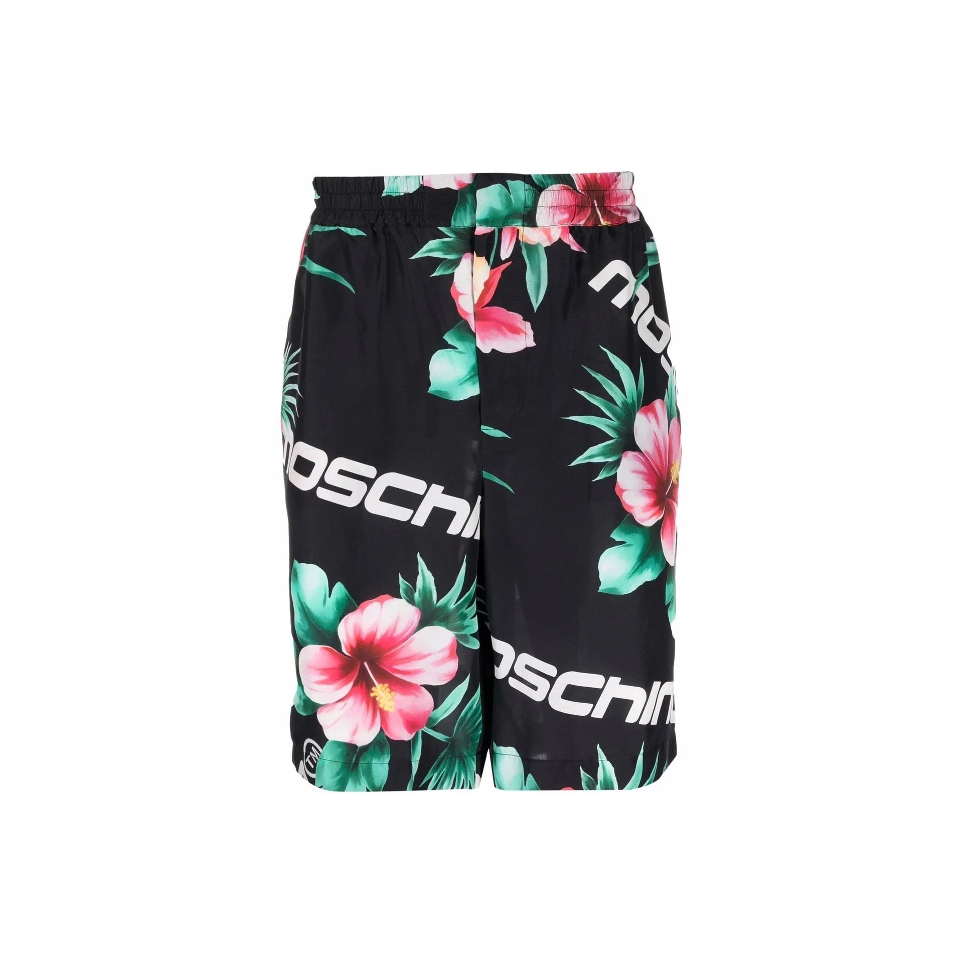 Moschino Floral Print Silk Shorts