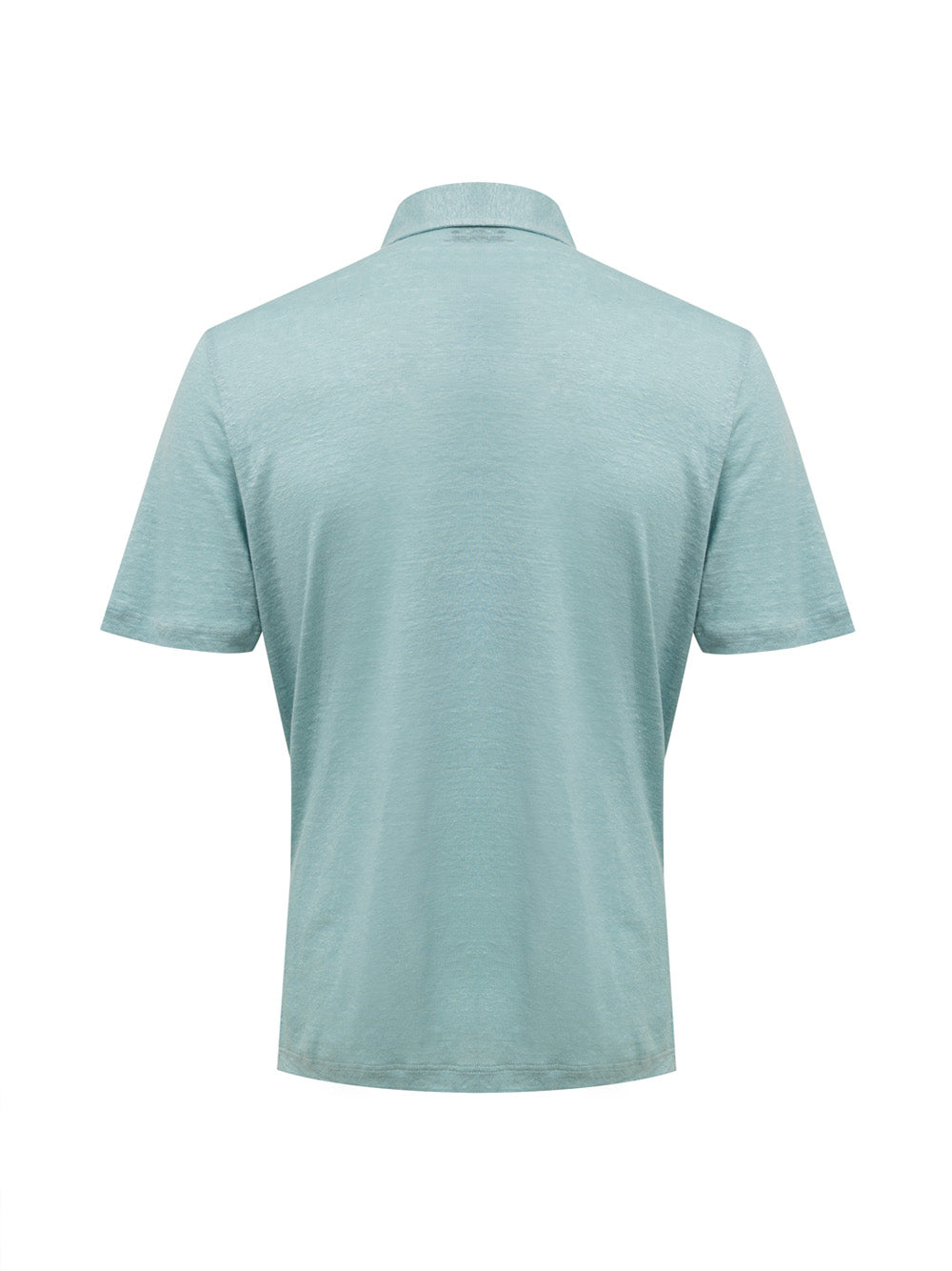Gran Sasso Light Blue Linen Polo