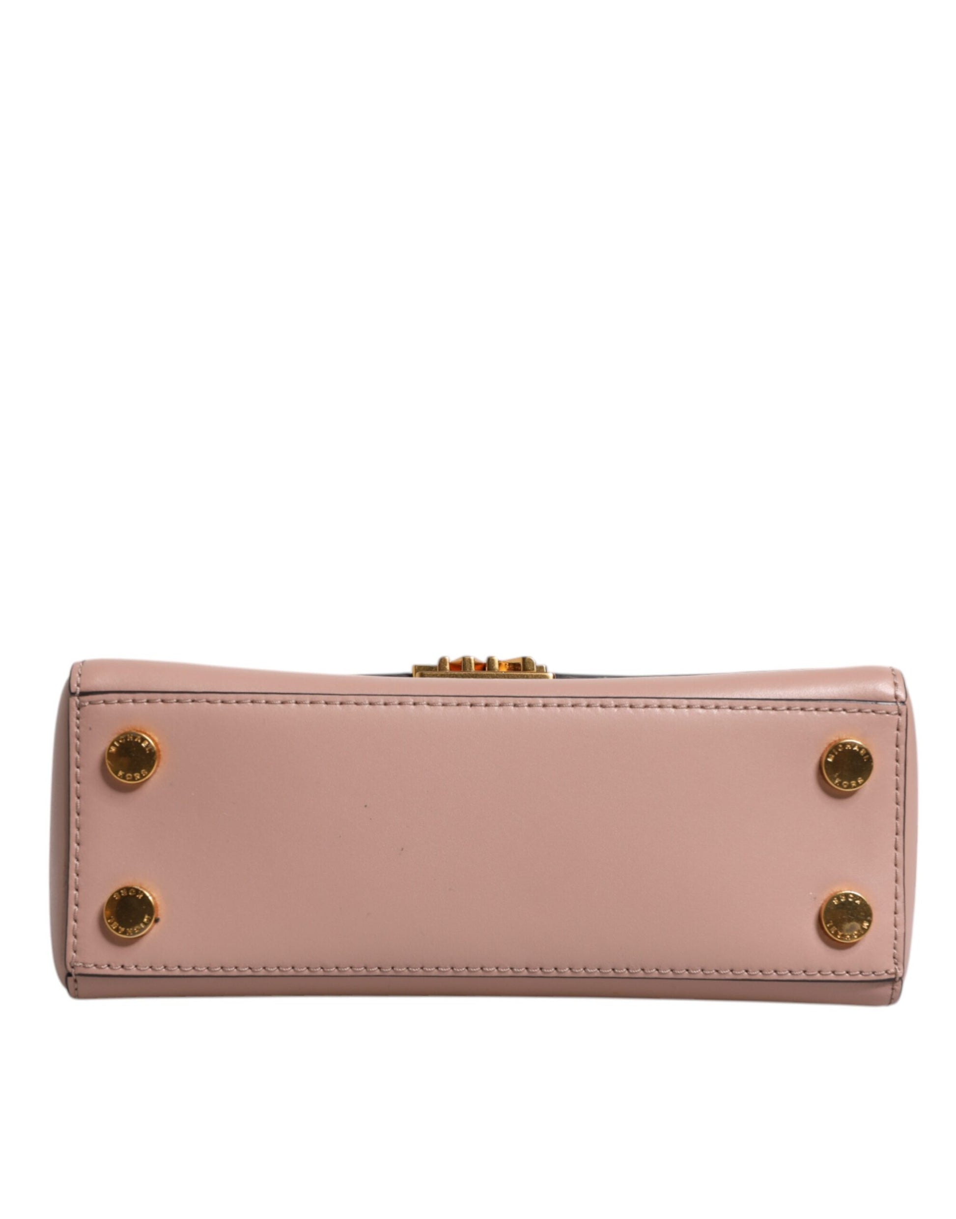 Michael Kors – Umhängetasche „Mindy“ aus rosa Leder mit Logo-Schild