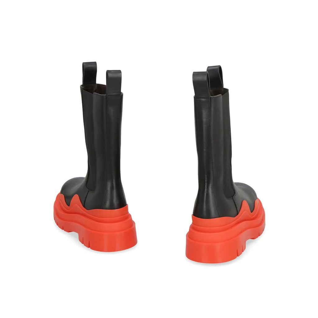 Bottega Veneta Leather Tire Boots