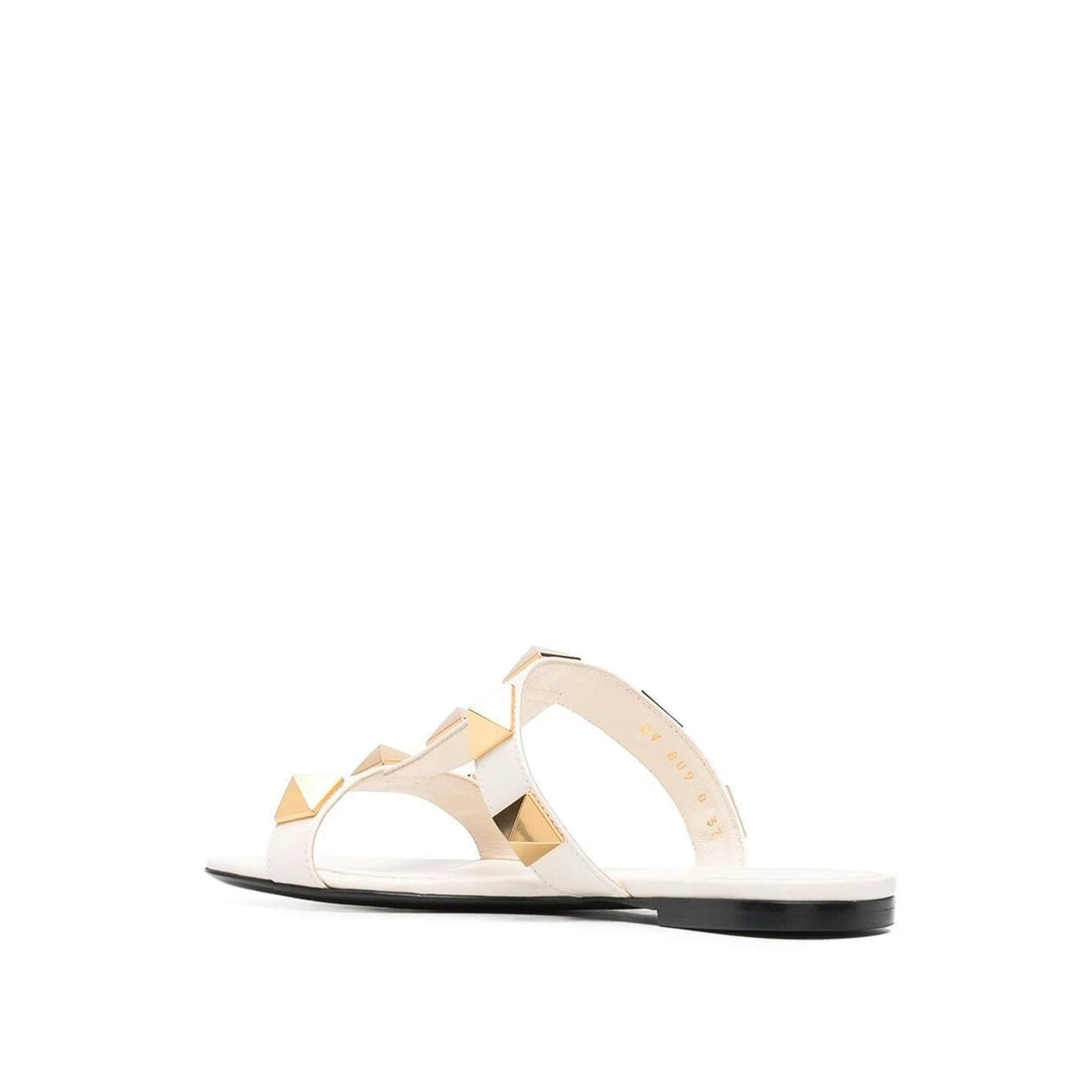 Valentino Garavani Roman Stud Leather Flat Sandals