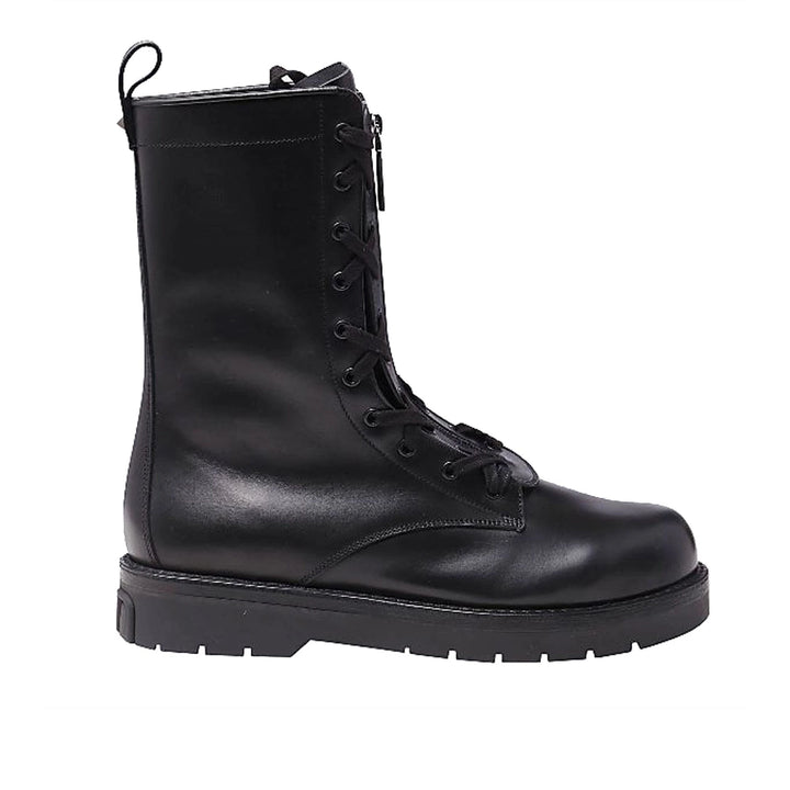 Valentino Garavani Combat Leather Boots