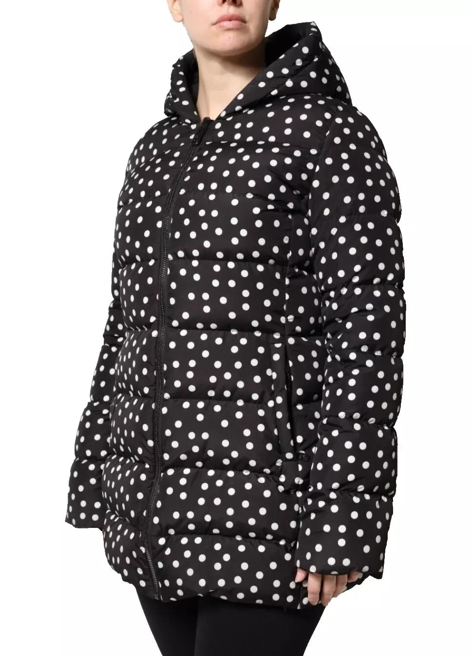 Dolce &amp; Gabbana – Elegante schwarze Kapuzenjacke mit durchgehendem Reißverschluss