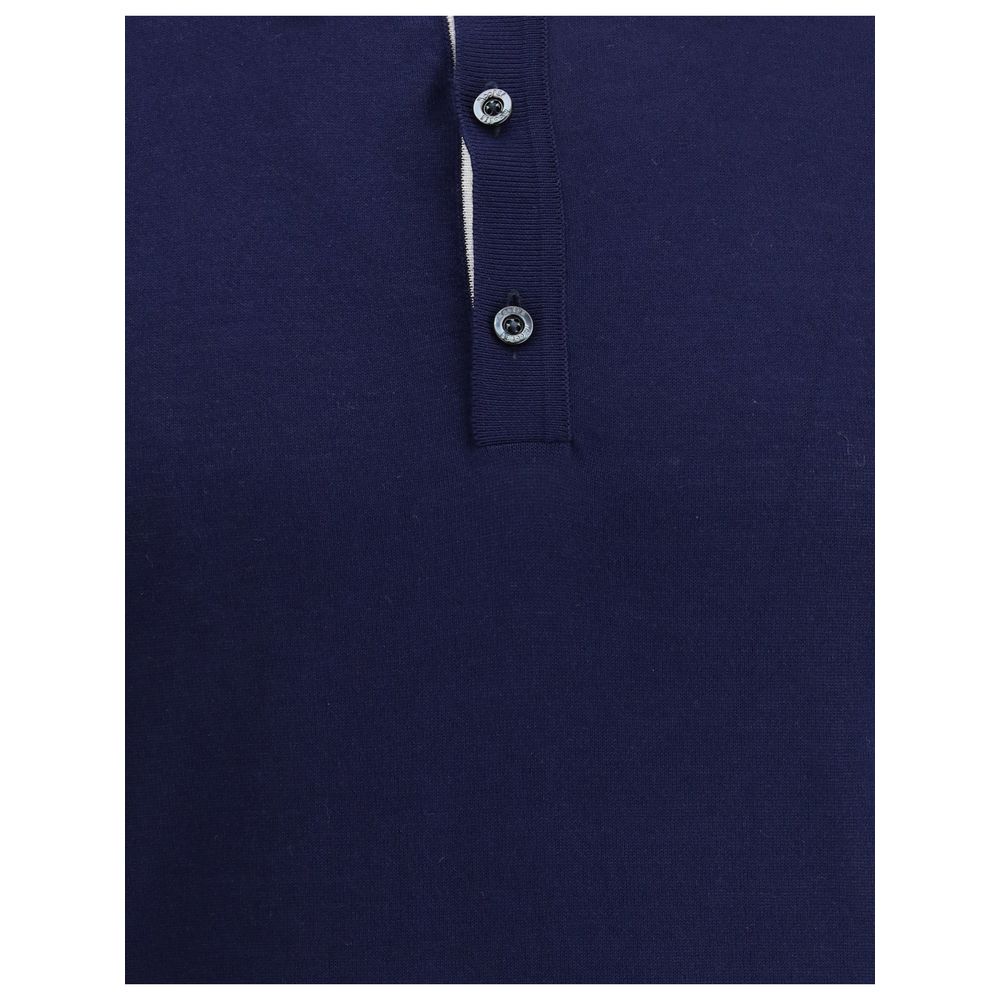 MooRER Poloshirt aus Baumwolle