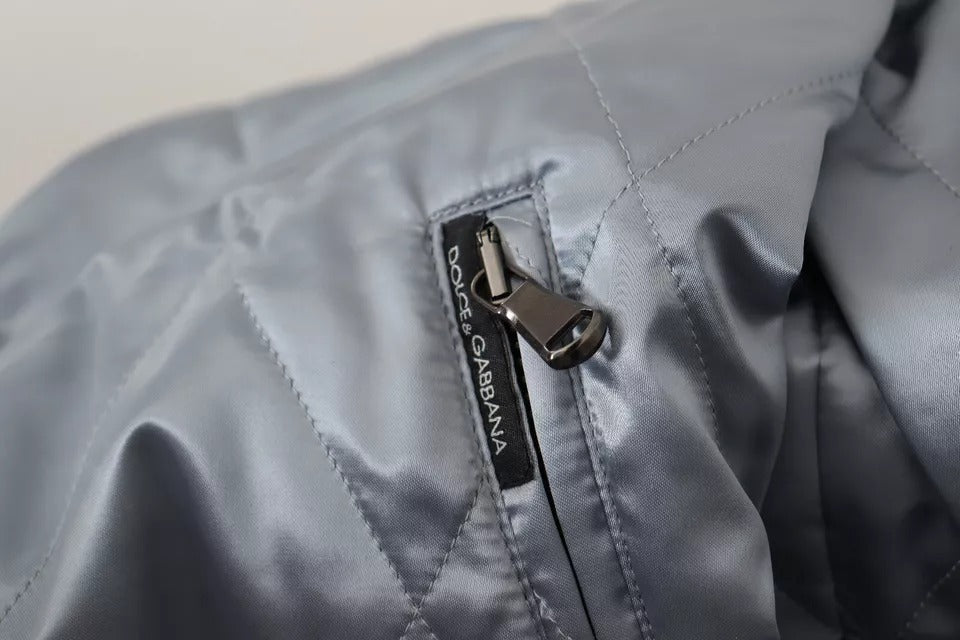 Dolce &amp; Gabbana - Manteau Bomber Bleu Clair pour Homme