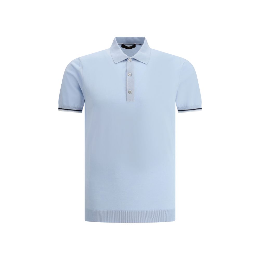 MooRER Poloshirt aus Baumwolle