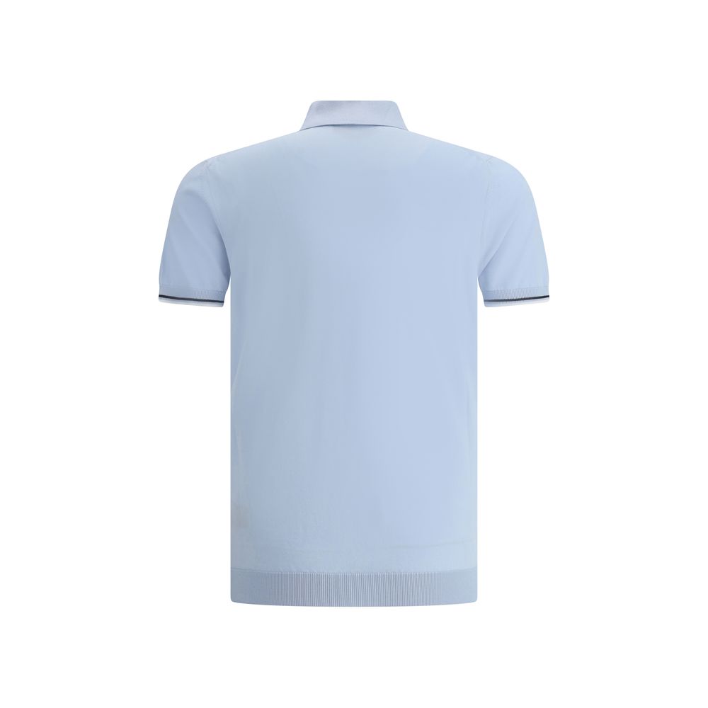 MooRER Poloshirt aus Baumwolle