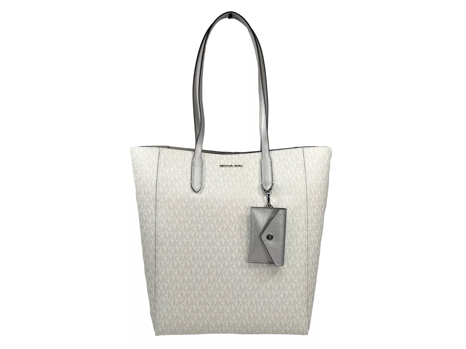 Michael Kors Vincent mit Kartenetui Große Tragetasche Silber