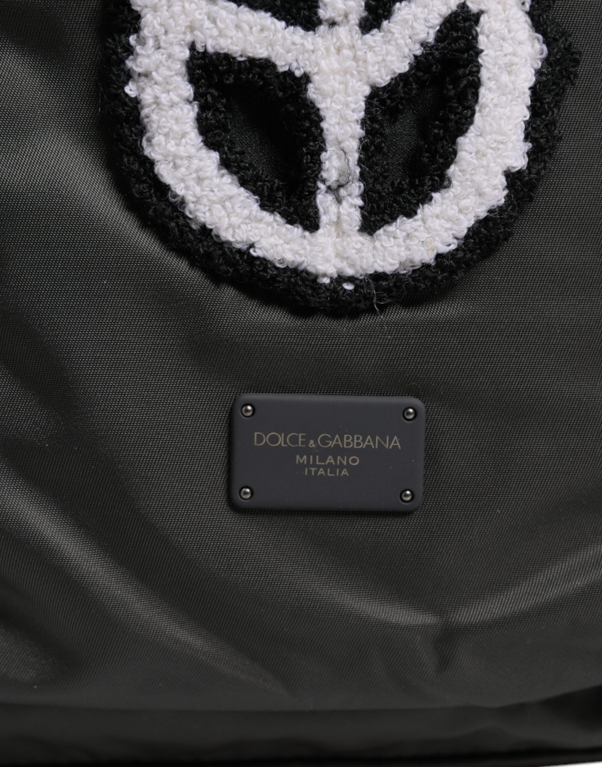 Sac à dos de voyage scolaire Prince Forever en nylon gris Dolce &amp; Gabbana