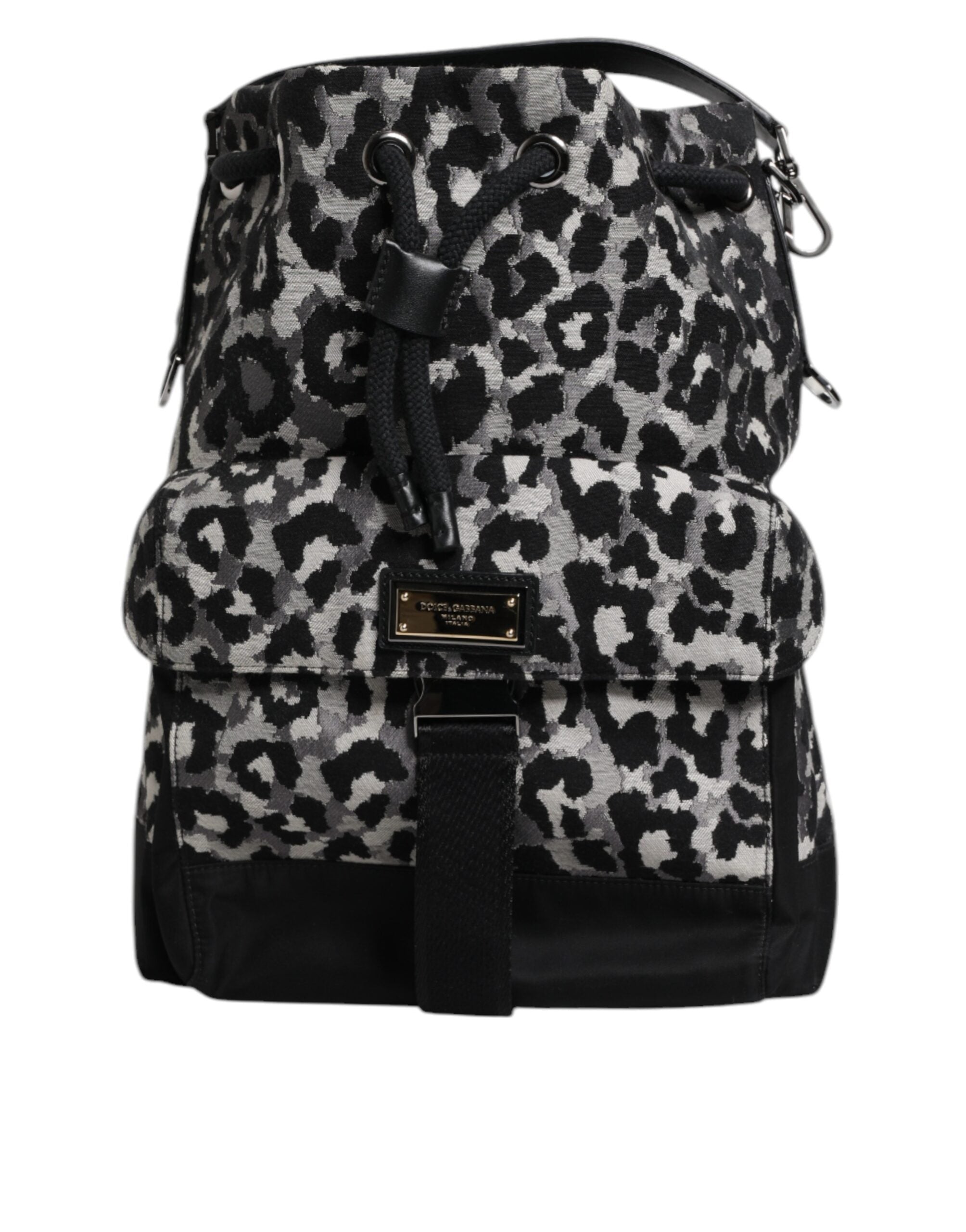 Dolce &amp; Gabbana Sac à bandoulière Hobo en jacquard léopard multicolore