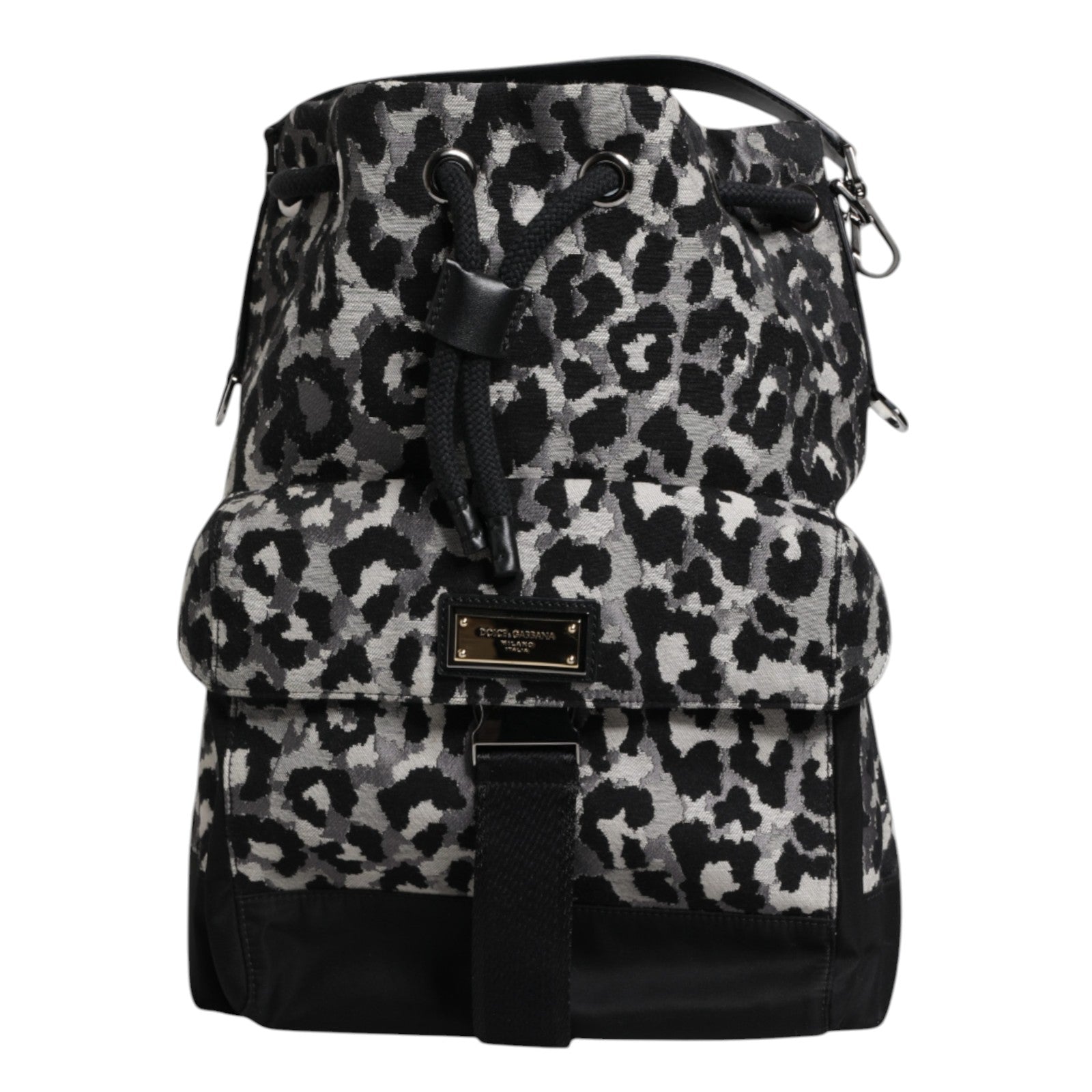 Dolce &amp; Gabbana Sac à bandoulière Hobo en jacquard léopard multicolore