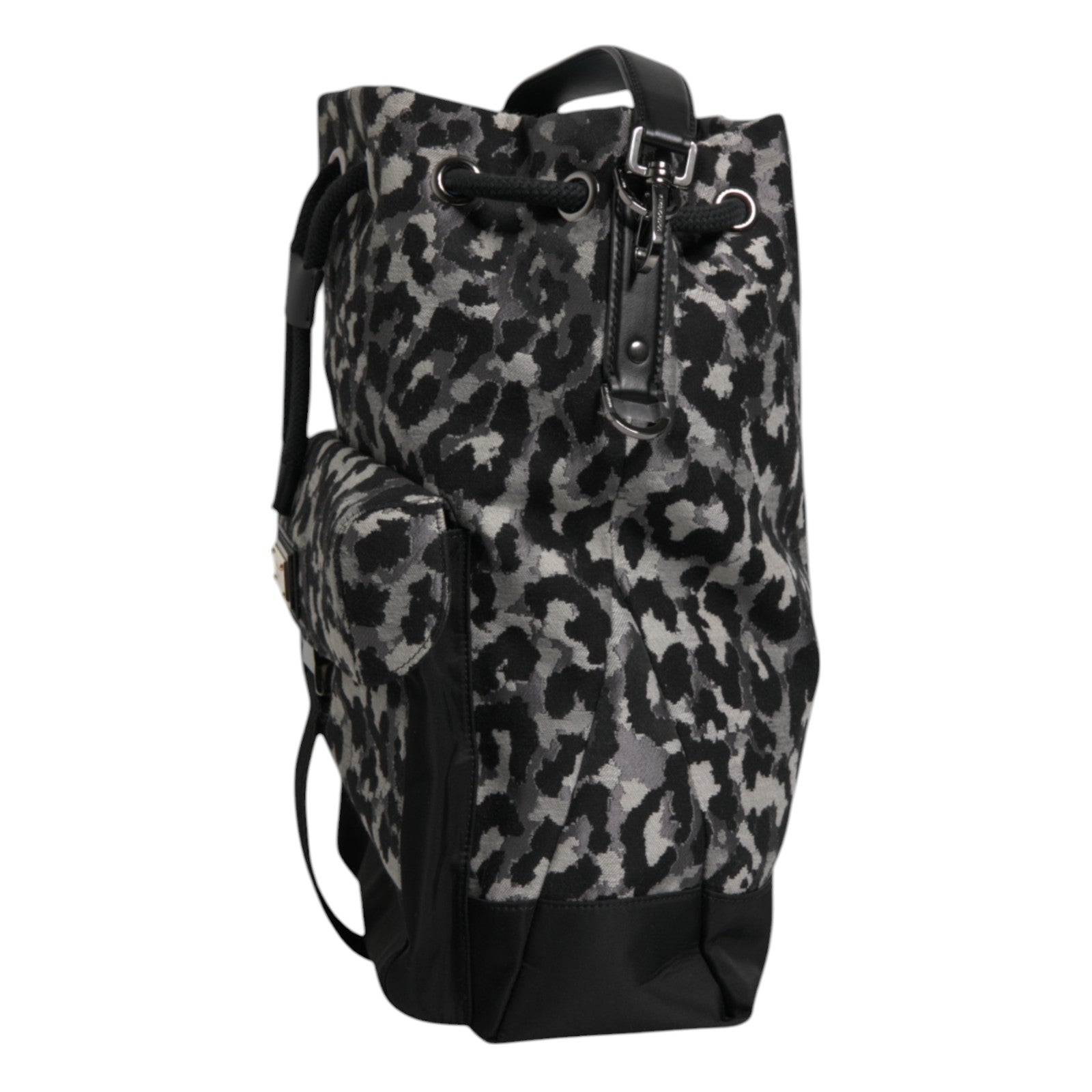 Dolce &amp; Gabbana Sac à bandoulière Hobo en jacquard léopard multicolore