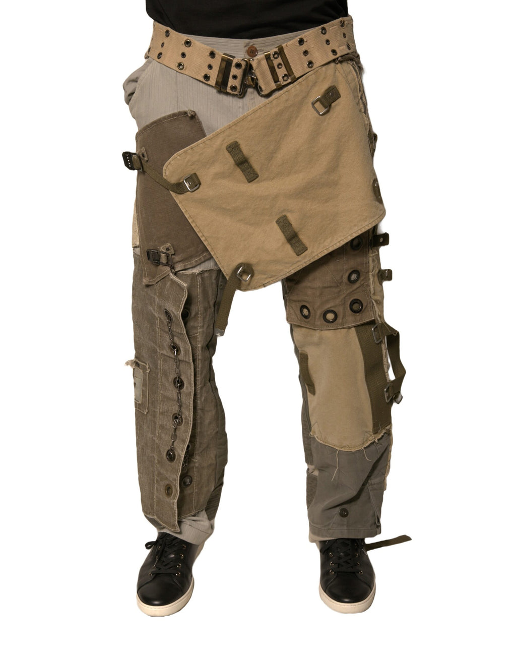 Pantalon cargo de vol reconstitué multicolore Dolce &amp; Gabbana