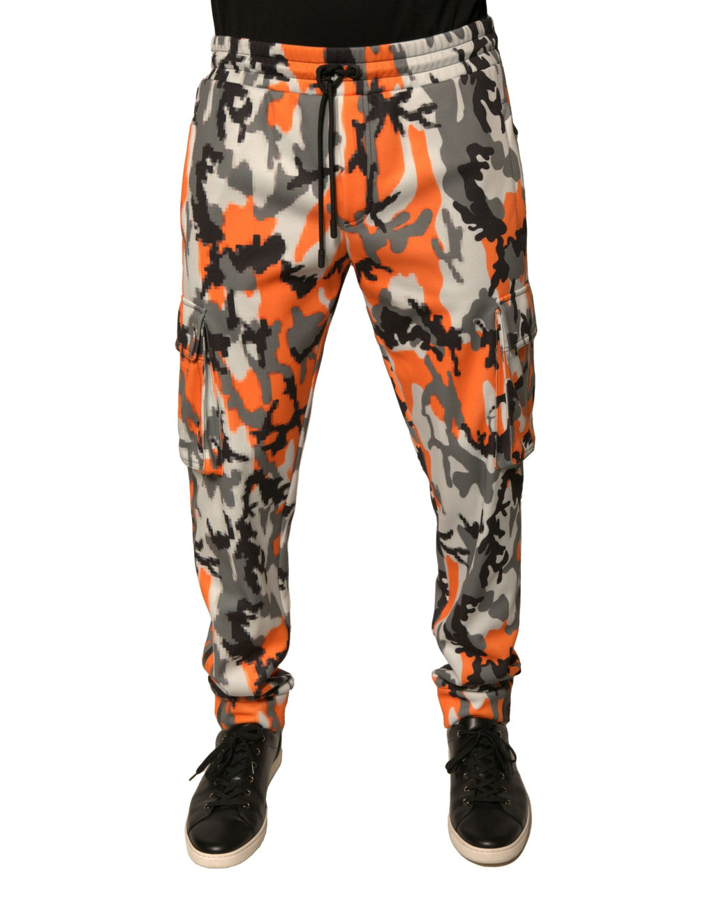 Dolce &amp; Gabbana – Mehrfarbige Cargo-Jogginghose mit Camouflage-Muster