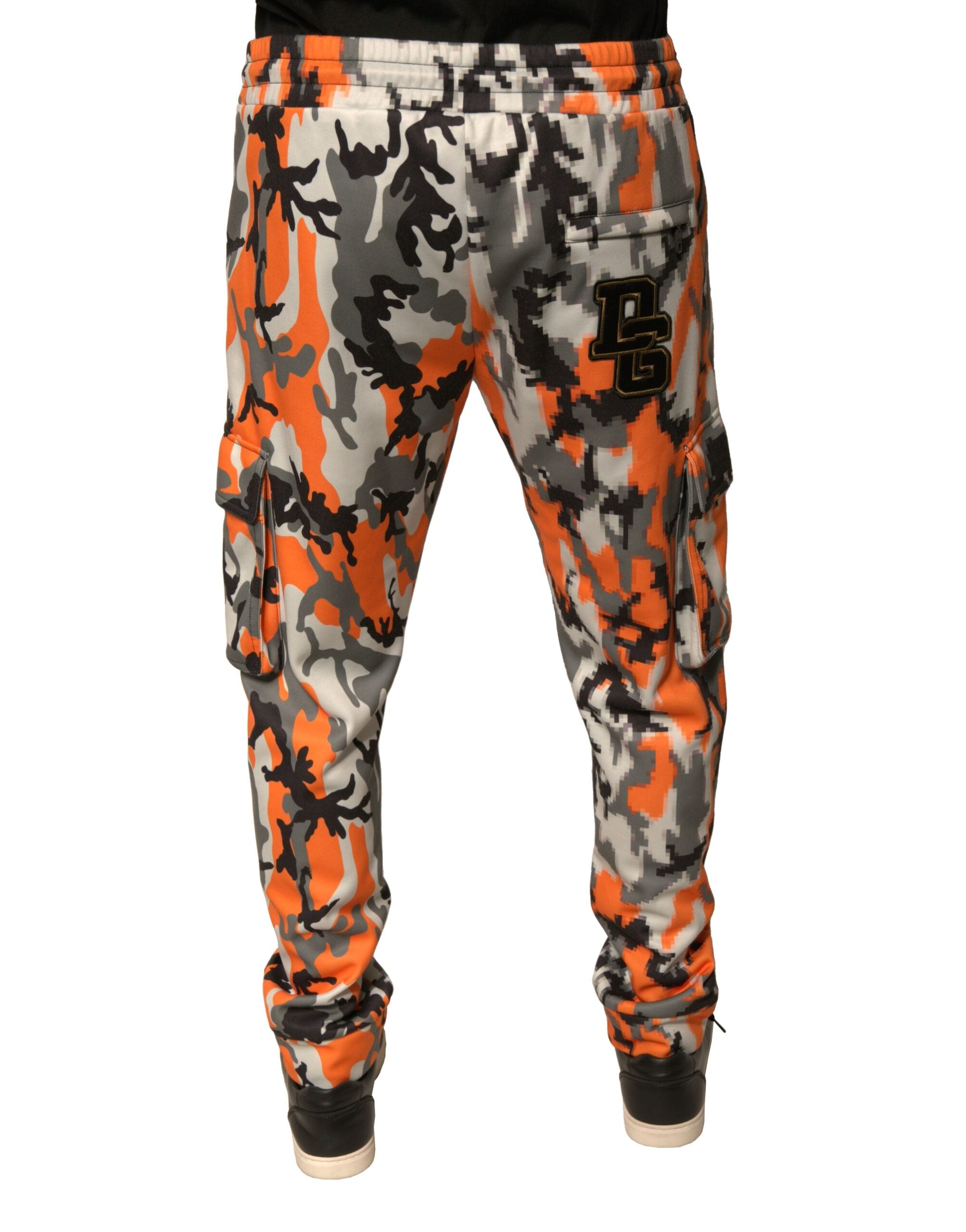 Dolce &amp; Gabbana – Mehrfarbige Cargo-Jogginghose mit Camouflage-Muster
