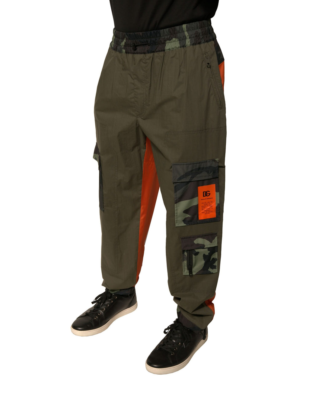 Dolce &amp; Gabbana – Mehrfarbige Jogginghose mit Camouflage-Muster