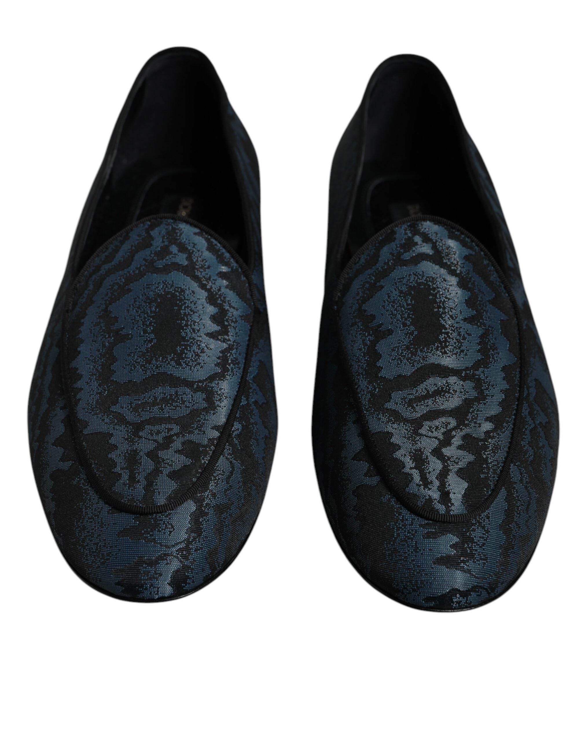 Mocassins Dolce &amp; Gabbana bleus et noirs pour hommes