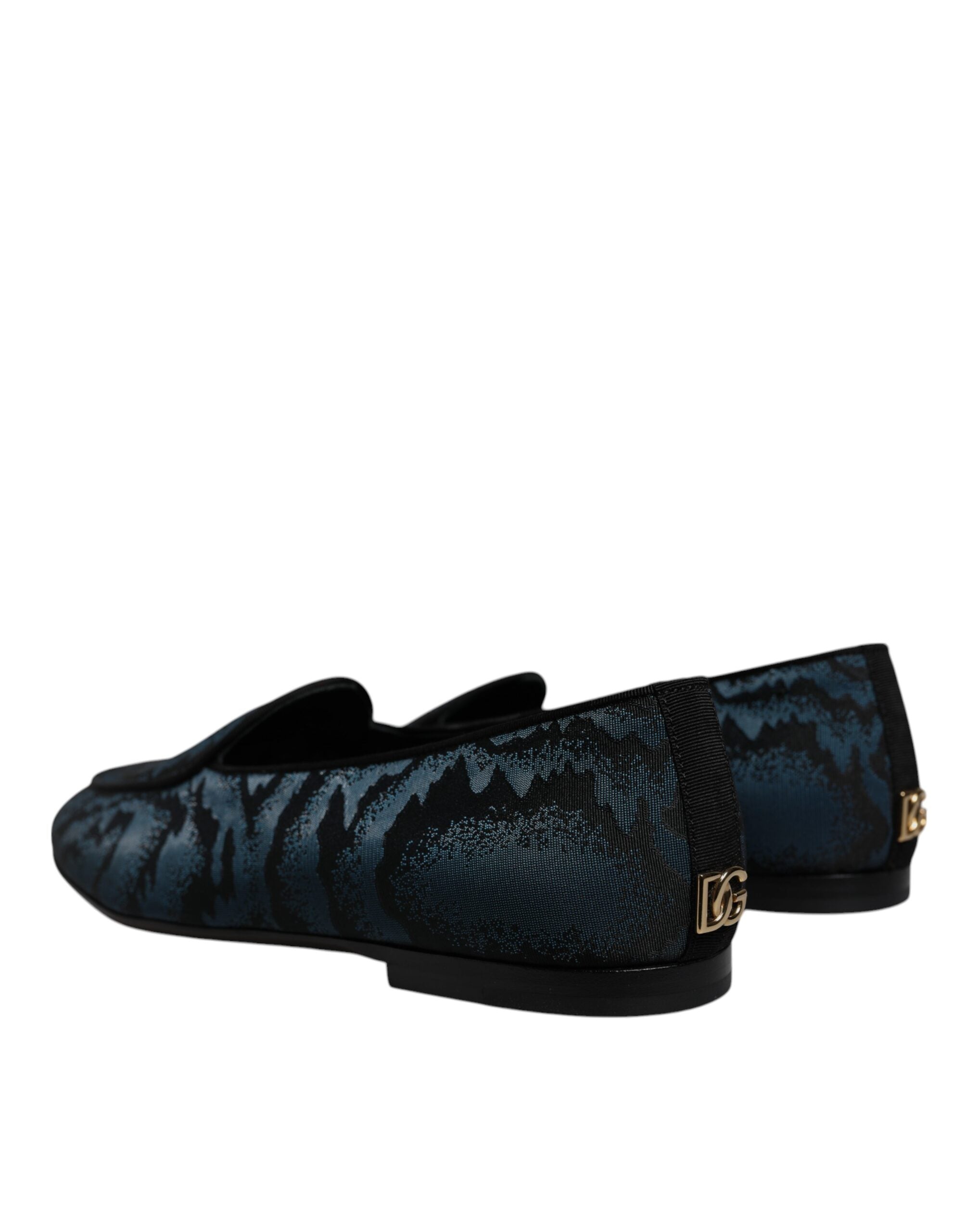 Mocassins Dolce &amp; Gabbana bleus et noirs pour hommes