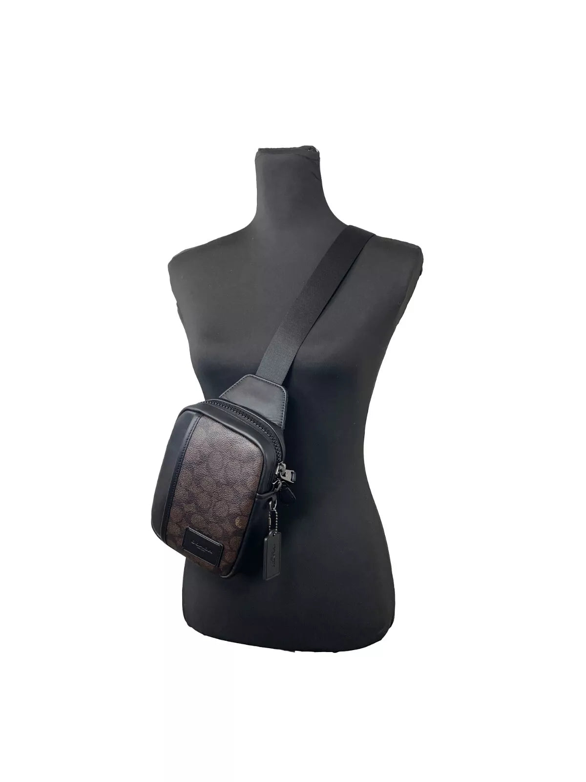 Sac à dos bandoulière COACH Edge L Pack, noir noyer (CW347)