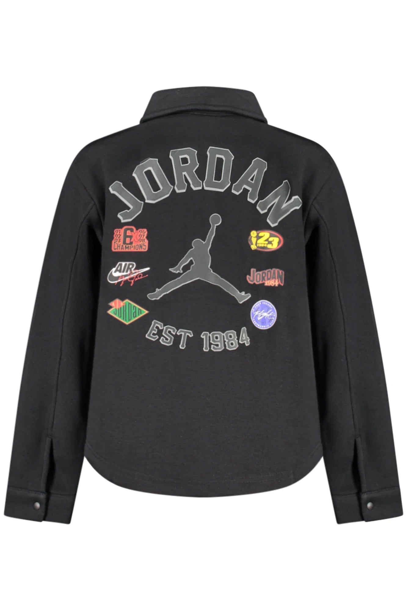 JORDAN MEN&#39;S BLACK ZIP-UP SWEATSHIRT