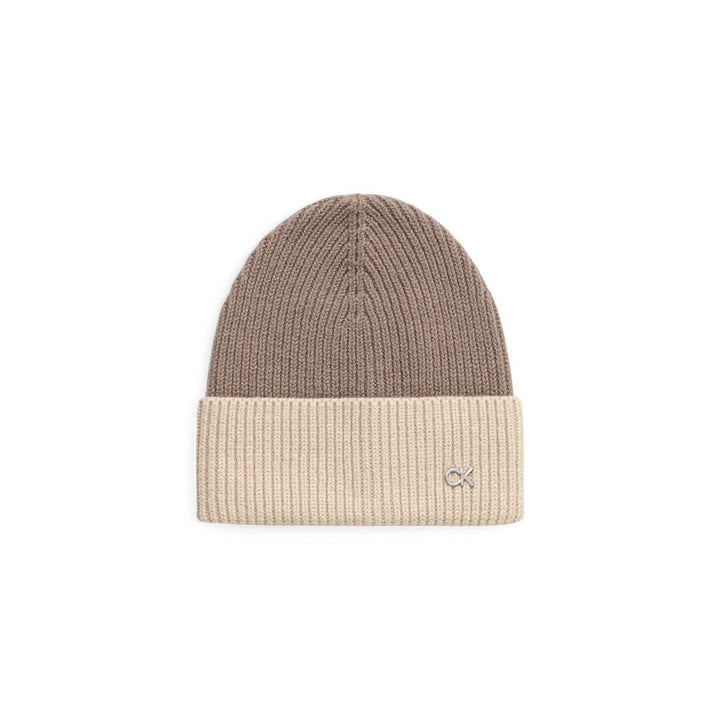 Calvin Klein Beige Wollhut