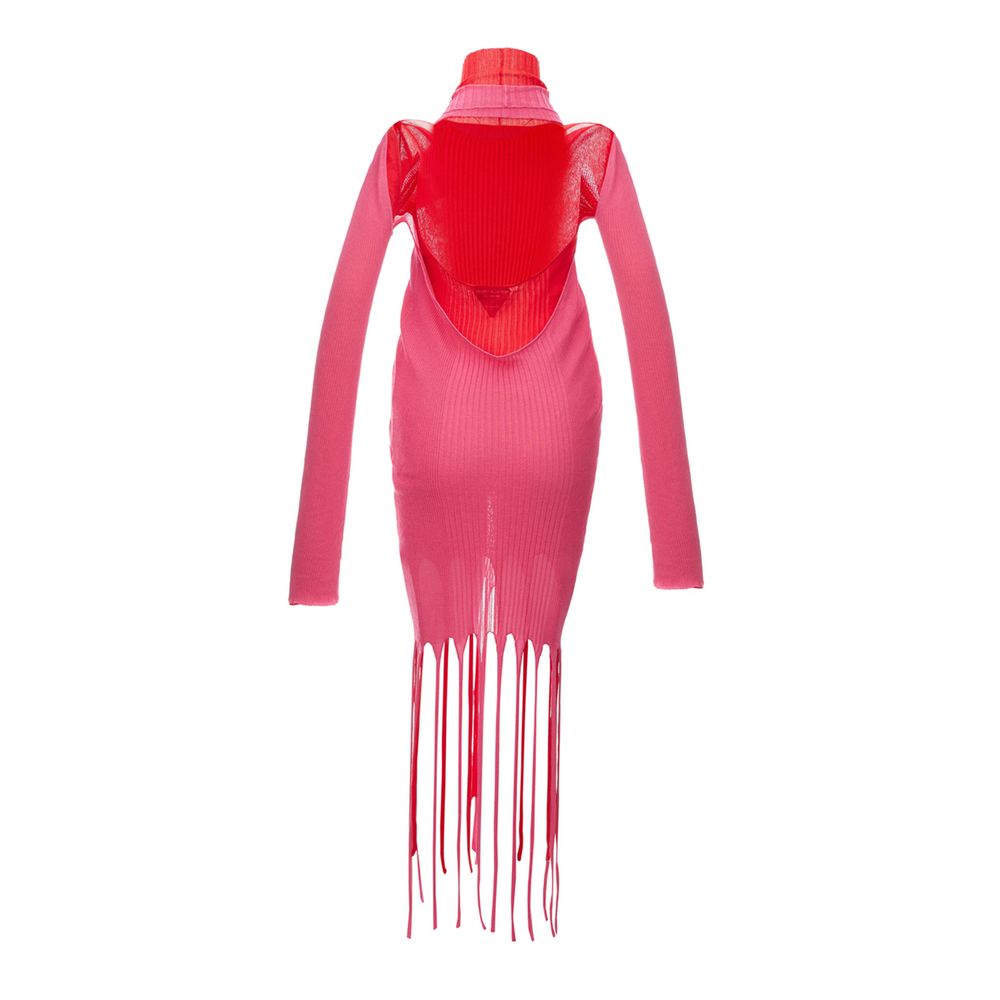 Rosa Baumwollkleid von Bottega Veneta