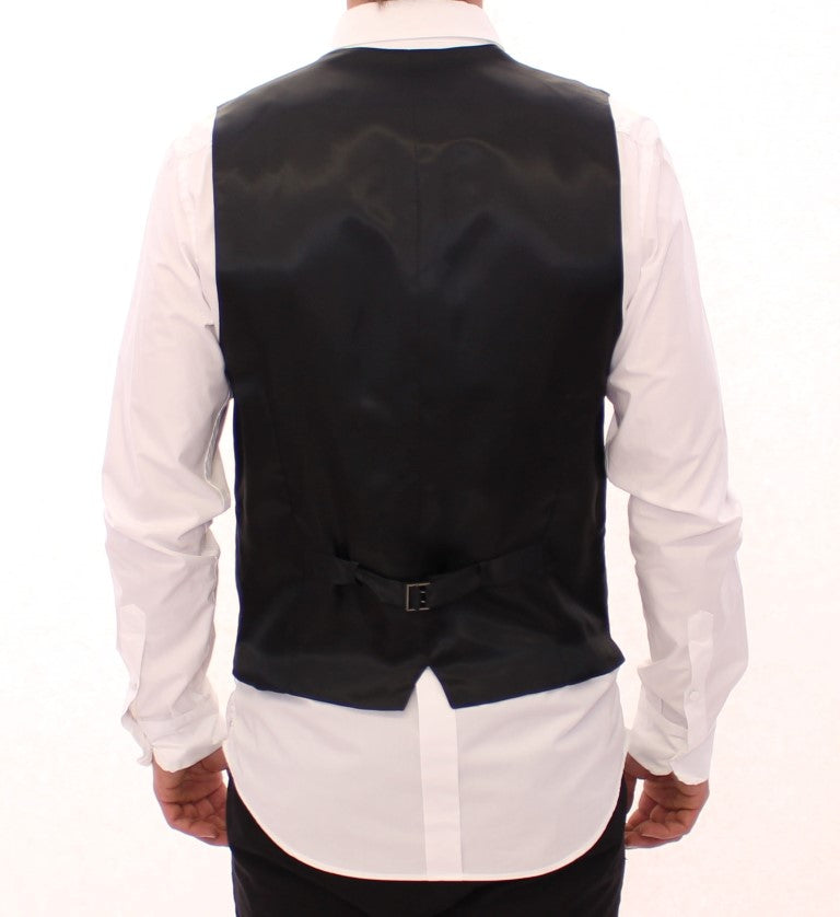 Dolce &amp; Gabbana - Robe gilet élégante à rayures grises