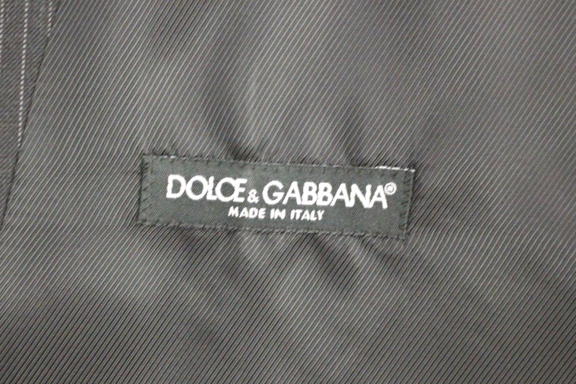 Dolce &amp; Gabbana - Robe gilet élégante à rayures grises