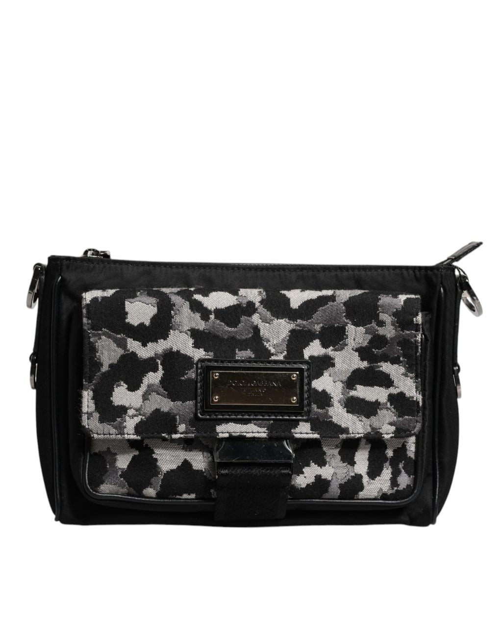 Sac bandoulière Dolce &amp; Gabbana en jacquard léopard multicolore