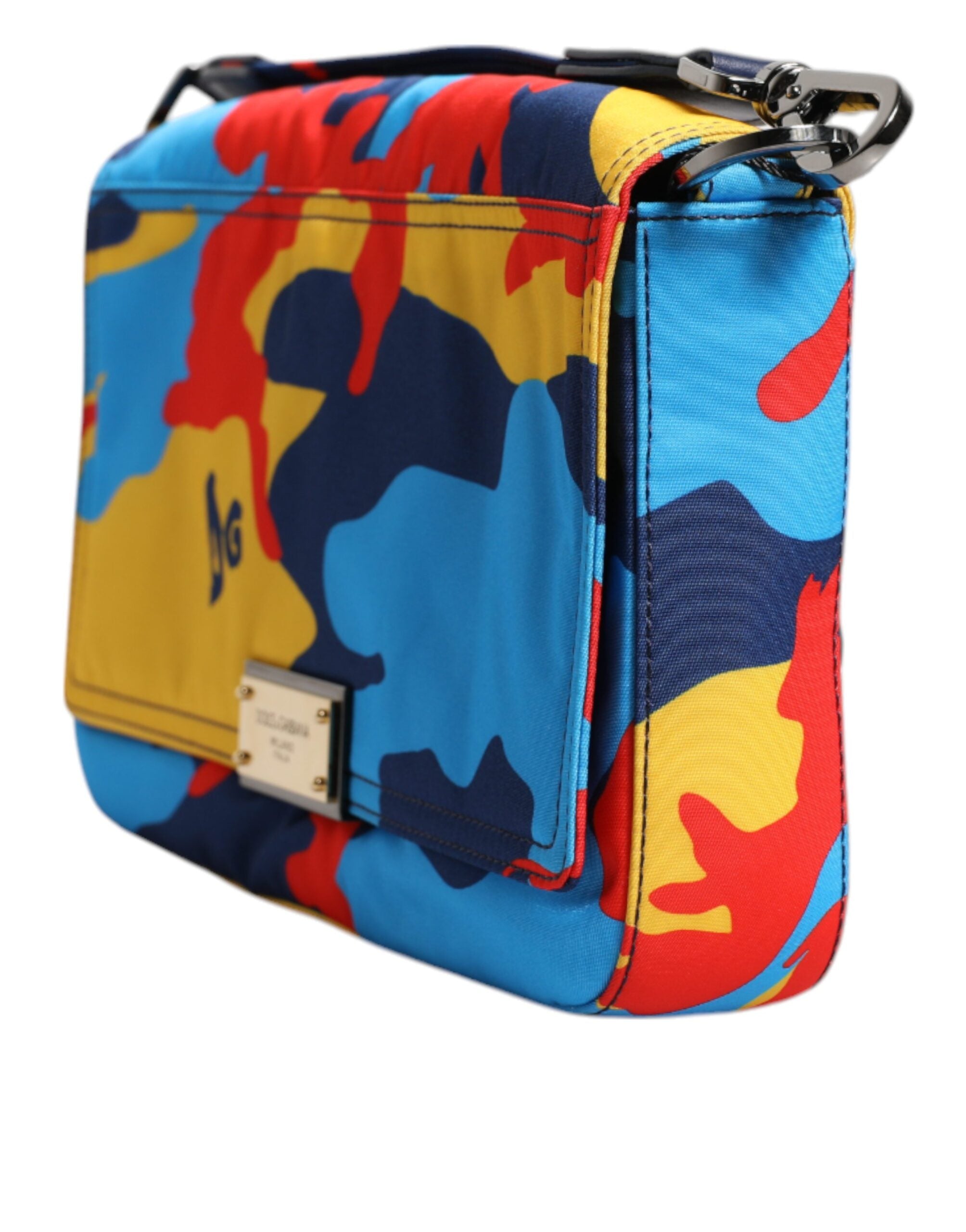 Sac bandoulière en nylon camouflage multicolore Dolce &amp; Gabbana