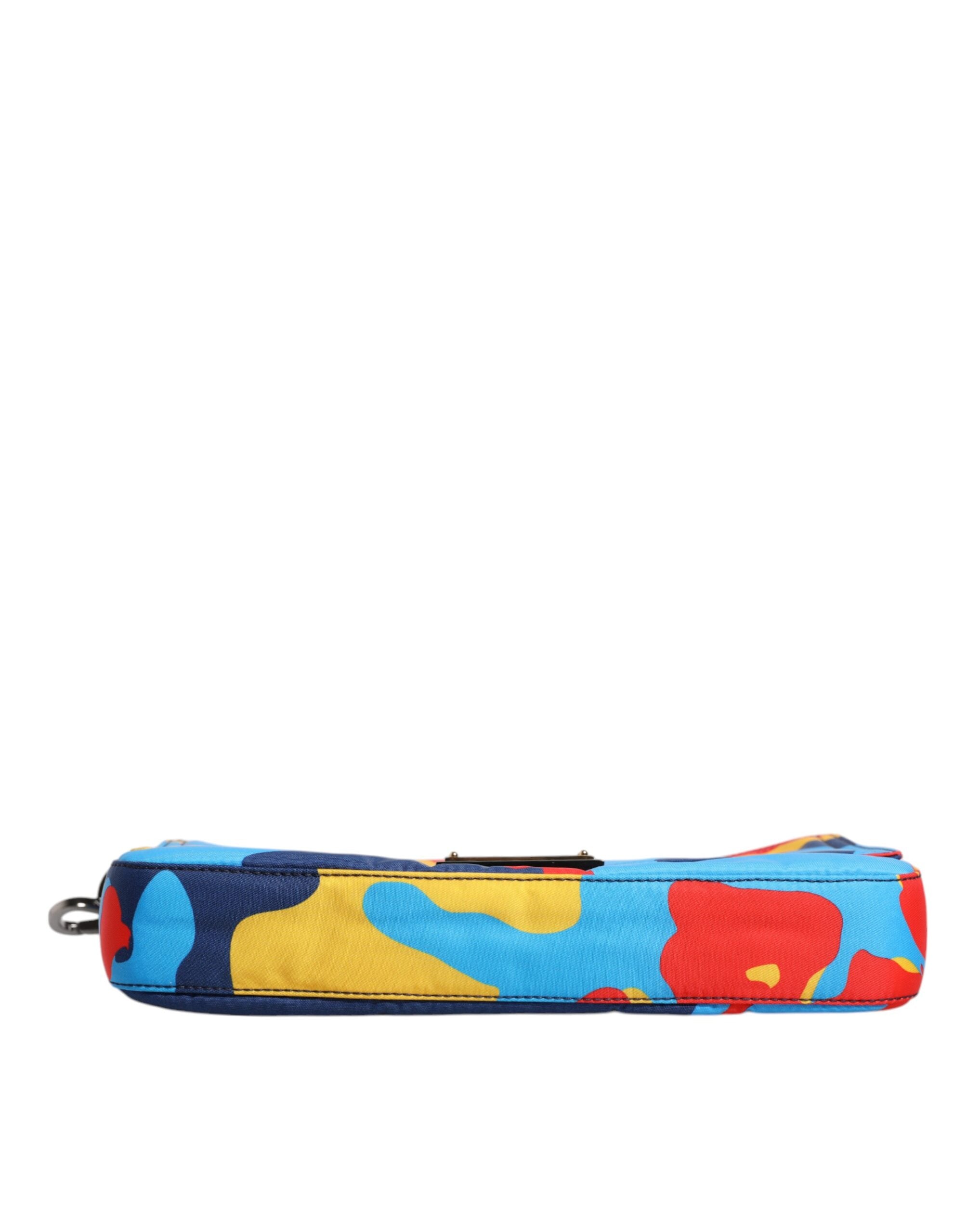 Sac bandoulière en nylon camouflage multicolore Dolce &amp; Gabbana