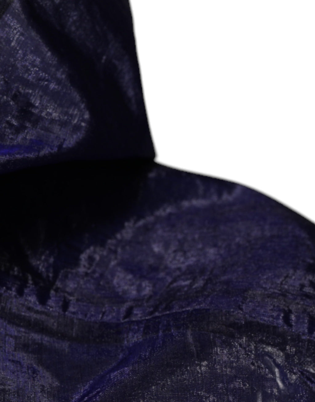Veste imperméable à capuche en coton bleu foncé Dolce &amp; Gabbana pour homme