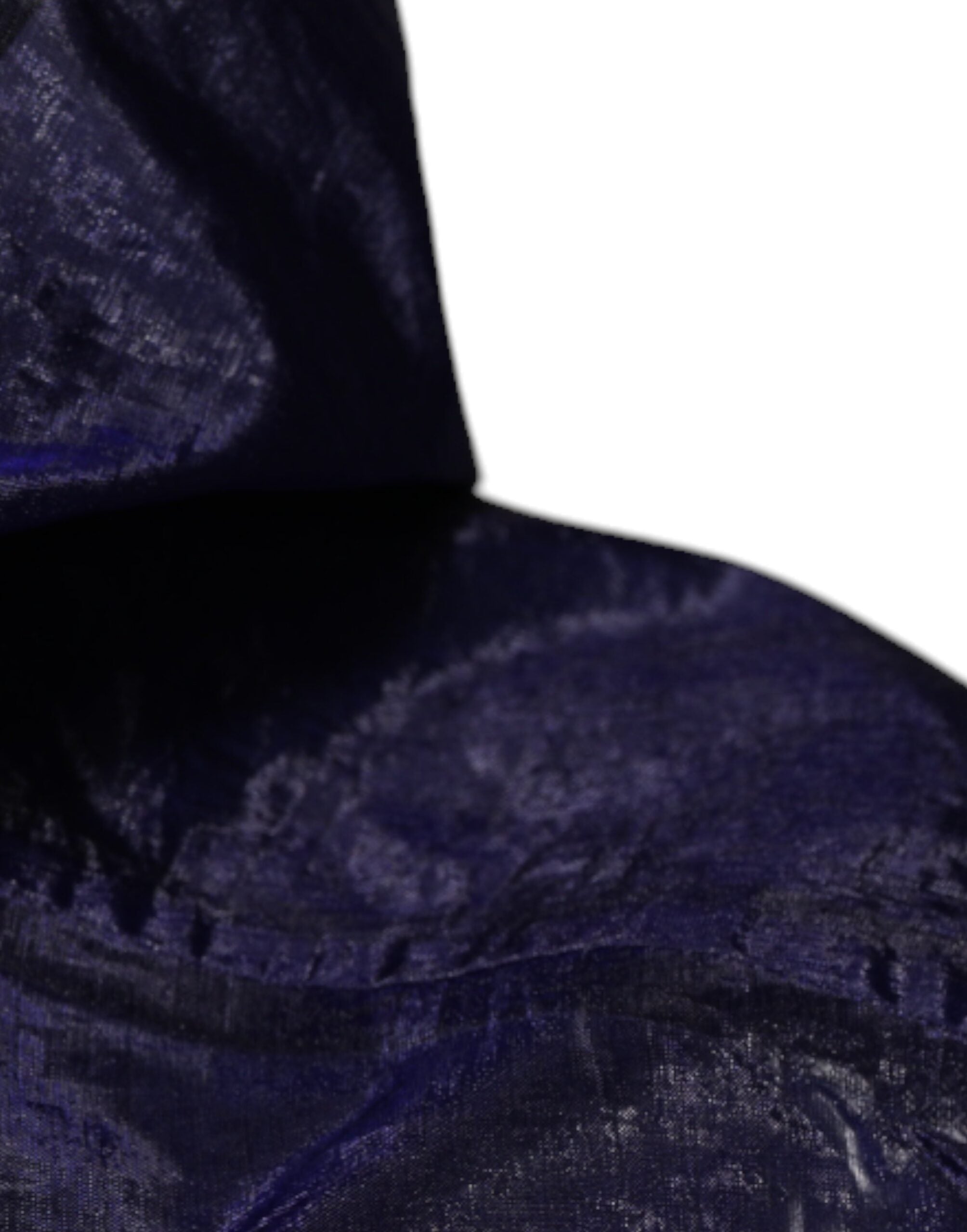 Veste imperméable à capuche en coton bleu foncé Dolce &amp; Gabbana pour homme