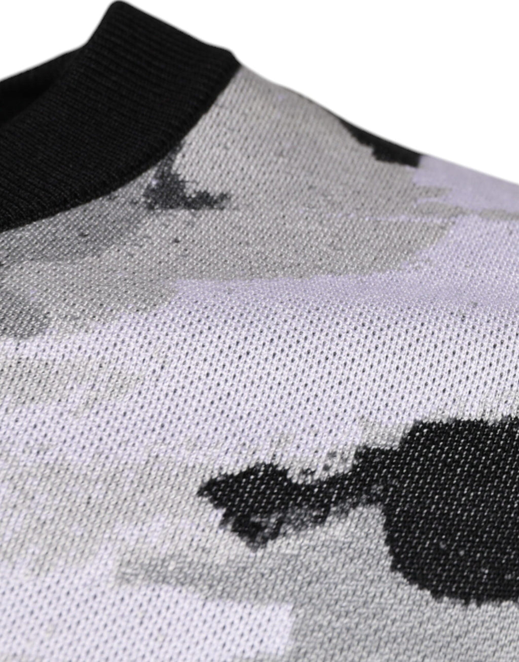 Dolce &amp; Gabbana Mehrfarbiger Camouflage-Pullover mit Rundhalsausschnitt für Herren