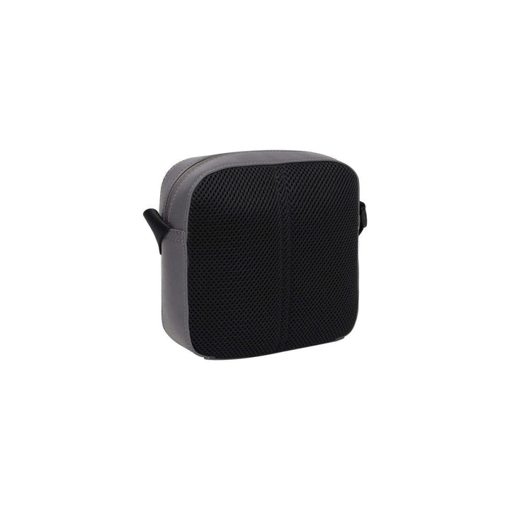 Calvin Klein – Graue Messenger-Tasche aus recyceltem Polyester